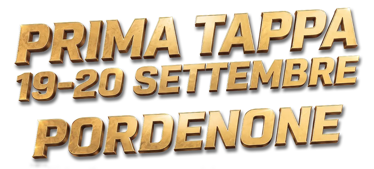 Prima tappa Pordenone 19-20 settembre